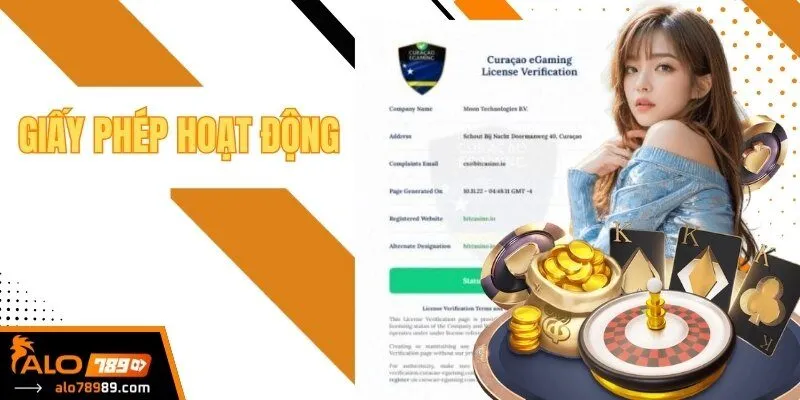 Giấy Phép Hoạt Động - Nền Tảng Pháp Lý Của Nhà Cái Alo789